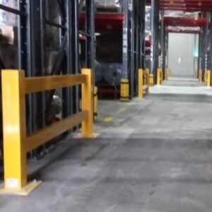 Barreras de protección instalados cuadrado
